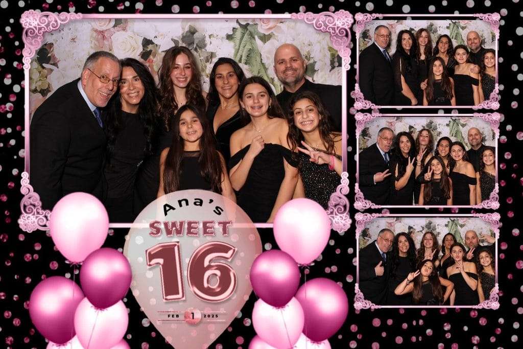 Photo Booth at Adelphia Restaurant & Events in Deptford NJ for Ana's Sweet 16 2 Sweet 16 Photo Booth at Adelphia Restaurant & Events in Deptford NJ