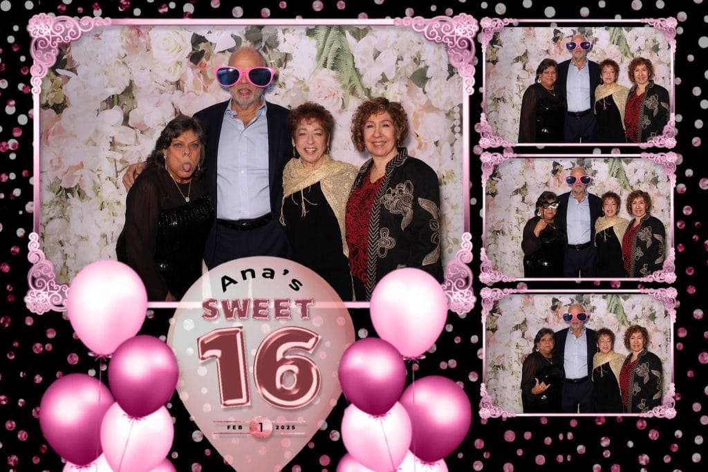 Photo Booth at Adelphia Restaurant & Events in Deptford NJ for Ana's Sweet 16 3 Photo Booth for Sweet 16 at Adelphia Restaurant & Events in Deptford NJ