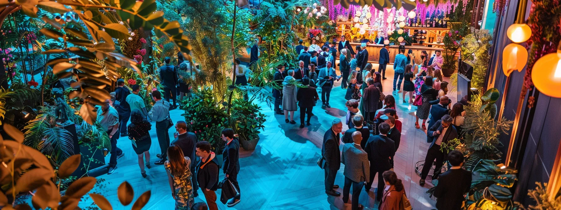 Understanding the Disadvantages of a Photo Booth Experience 4 a bustling event space features a stylish photo booth, thoughtfully positioned to accommodate wheelchair accessibility, with vibrant decorations and attentive guests capturing joyful moments amidst the lively atmosphere.