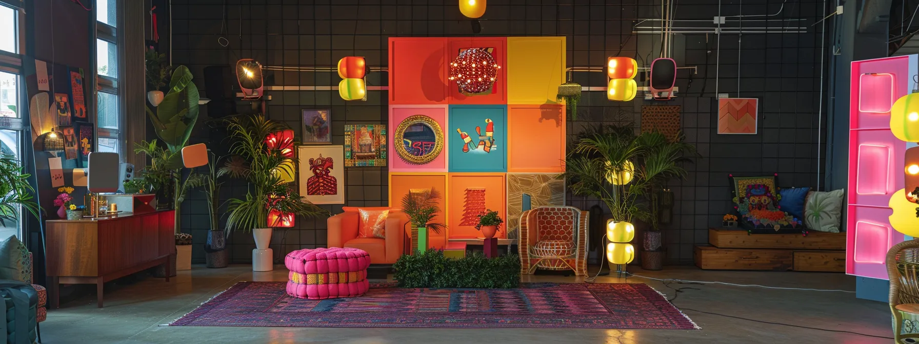 I Found the Best Philly Photo Booth for My Event! 4 a lively and stylish photo booth setup featuring vibrant backdrops and playful props, set in a modern urban celebration space, radiating an atmosphere of joy and creativity for weddings and parties.