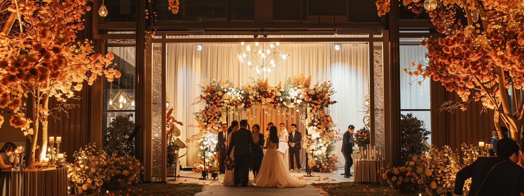 Expert Tips for Selecting Your Ideal Wedding Picture Booth 7 a luxurious wedding booth adorned with elegant decor and soft ambient lighting captures jubilant couples and guests posing together, showcasing the joyful essence of modern wedding celebrations.