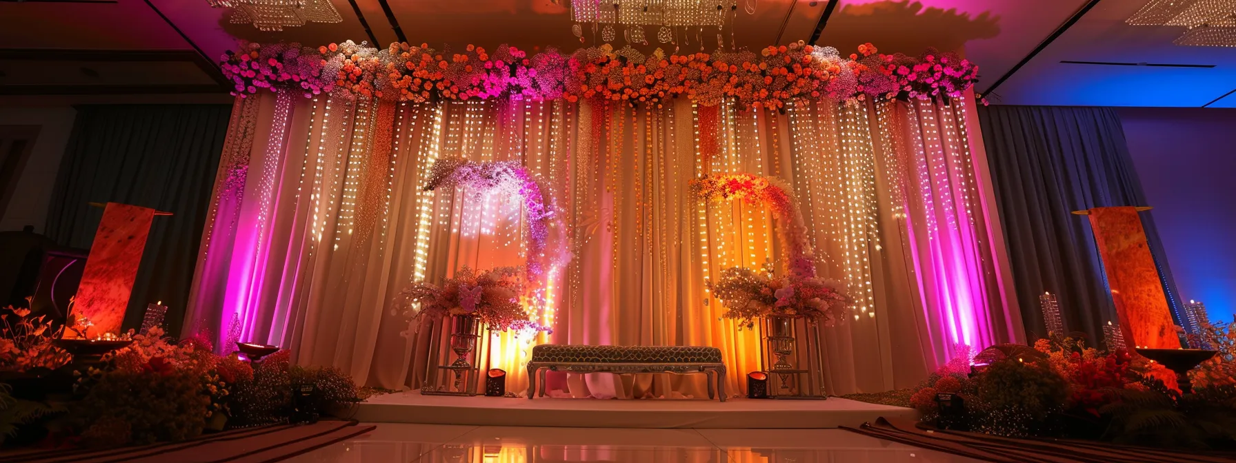 Expert Tips for Selecting Your Ideal Wedding Picture Booth 4 a stylish wedding photo booth adorned with elegant, customizable backdrops and vibrant lighting, showcasing playful props that invite couples to capture memorable moments during their celebration.