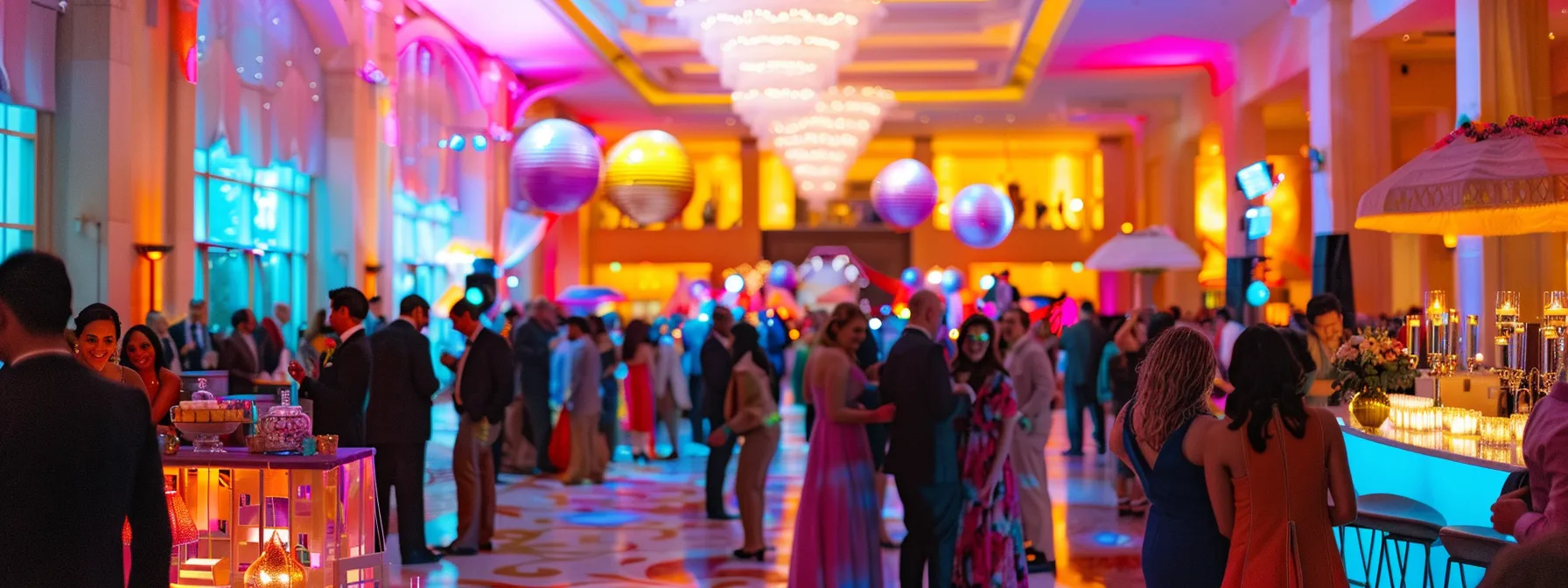 Find the Best Magic Mirror Photo Booth Rental Services Today 6 a vibrant, elegantly decorated wedding reception hall filled with joyful couples posing at a festive photo booth, showcasing playful props and colorful backdrops that capture the essence of celebration and heartfelt memories.