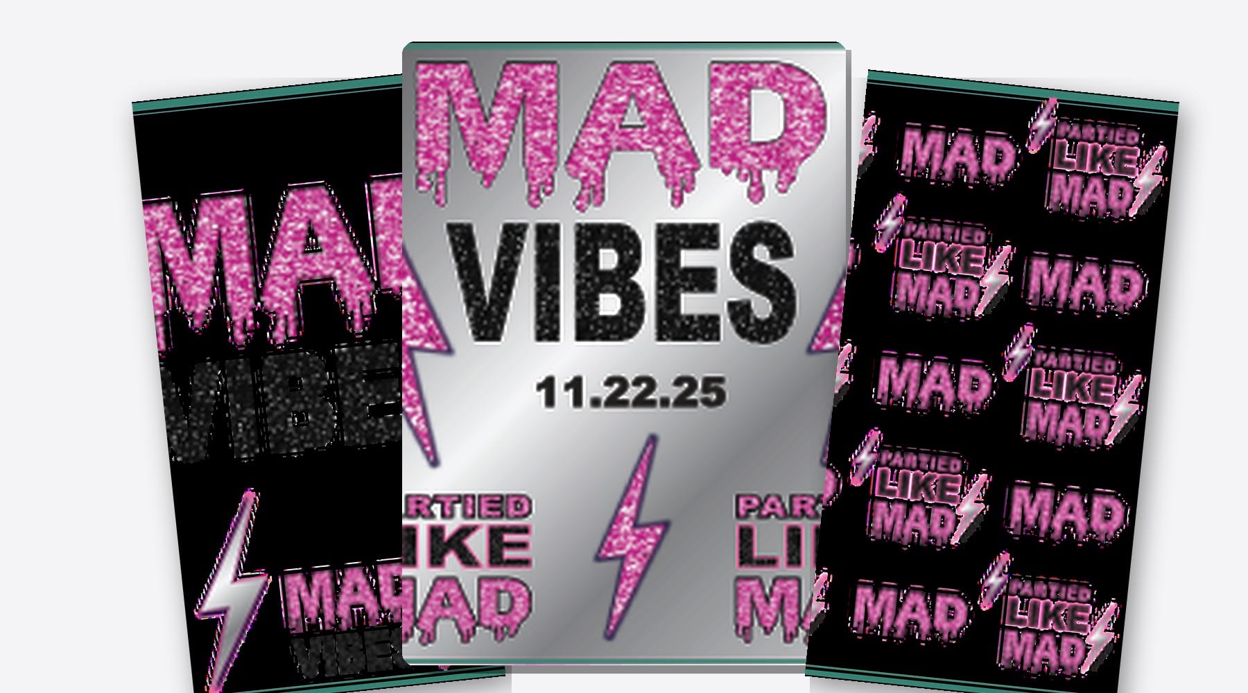 Panoramic Wall Studio – Immersive 3-Sided Photo Experience 5 Three art panels mockup for Panoramic Wall Studio