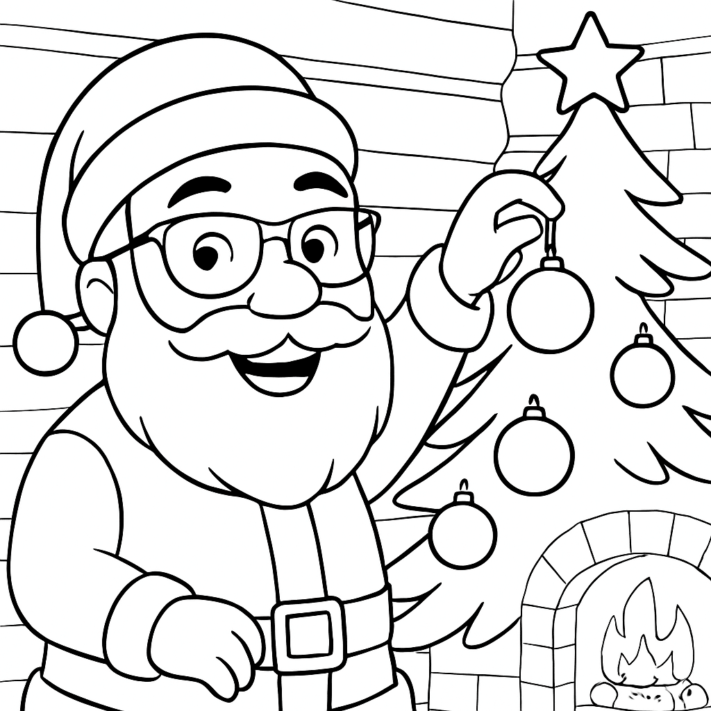 AI Holiday Sketchbot example 3