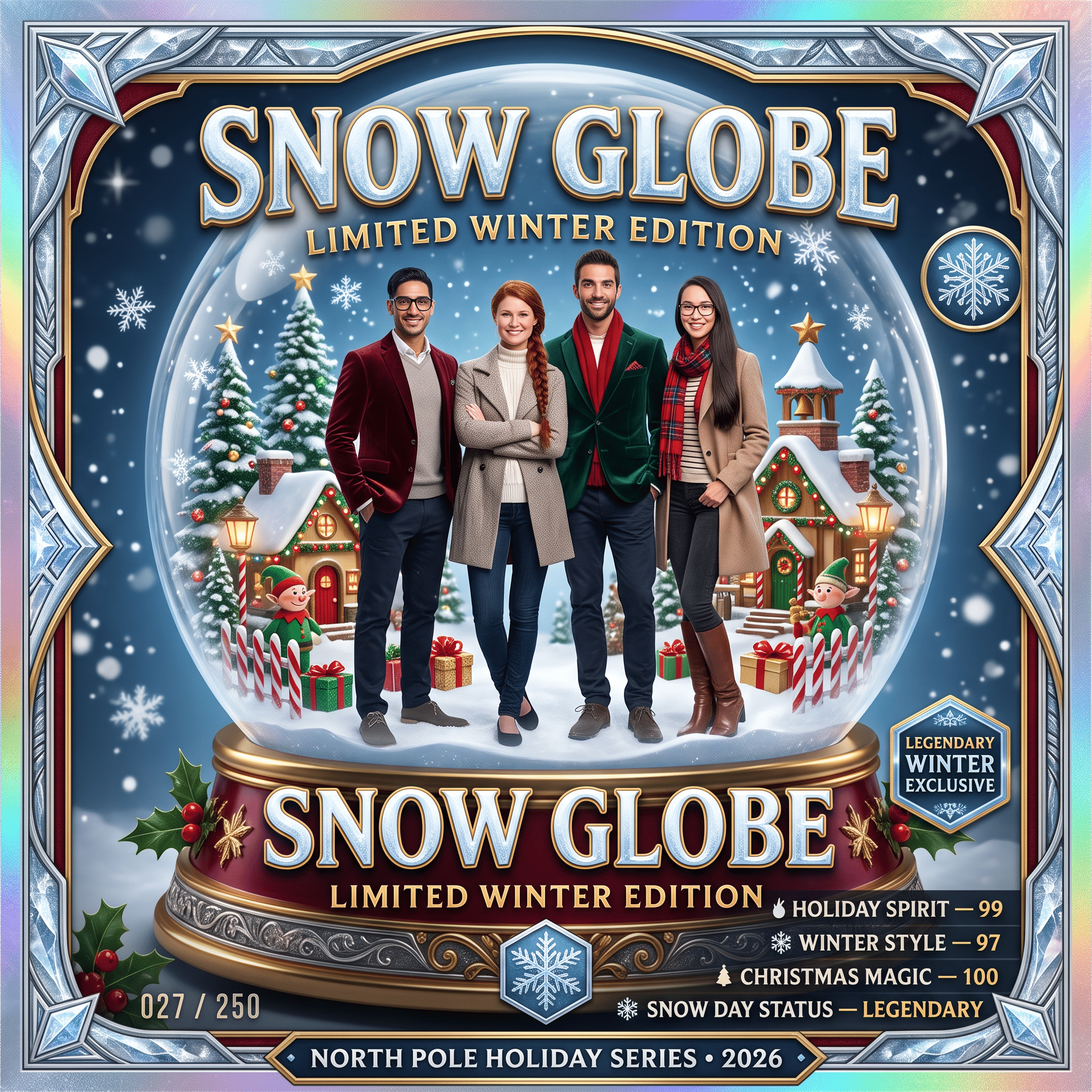 AI Holiday Trading Card example 1